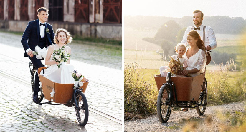 Getting married cargo bike