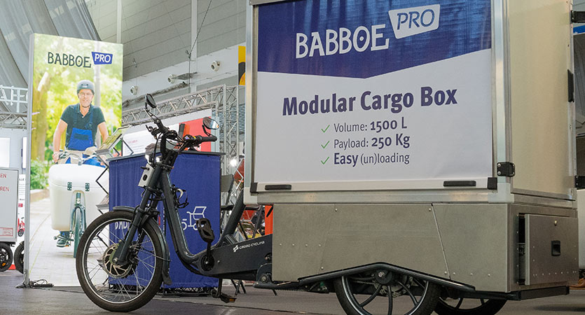 Delivery bikes at Eurobike