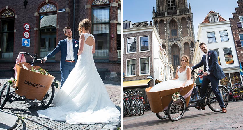 Getting married cargo bike