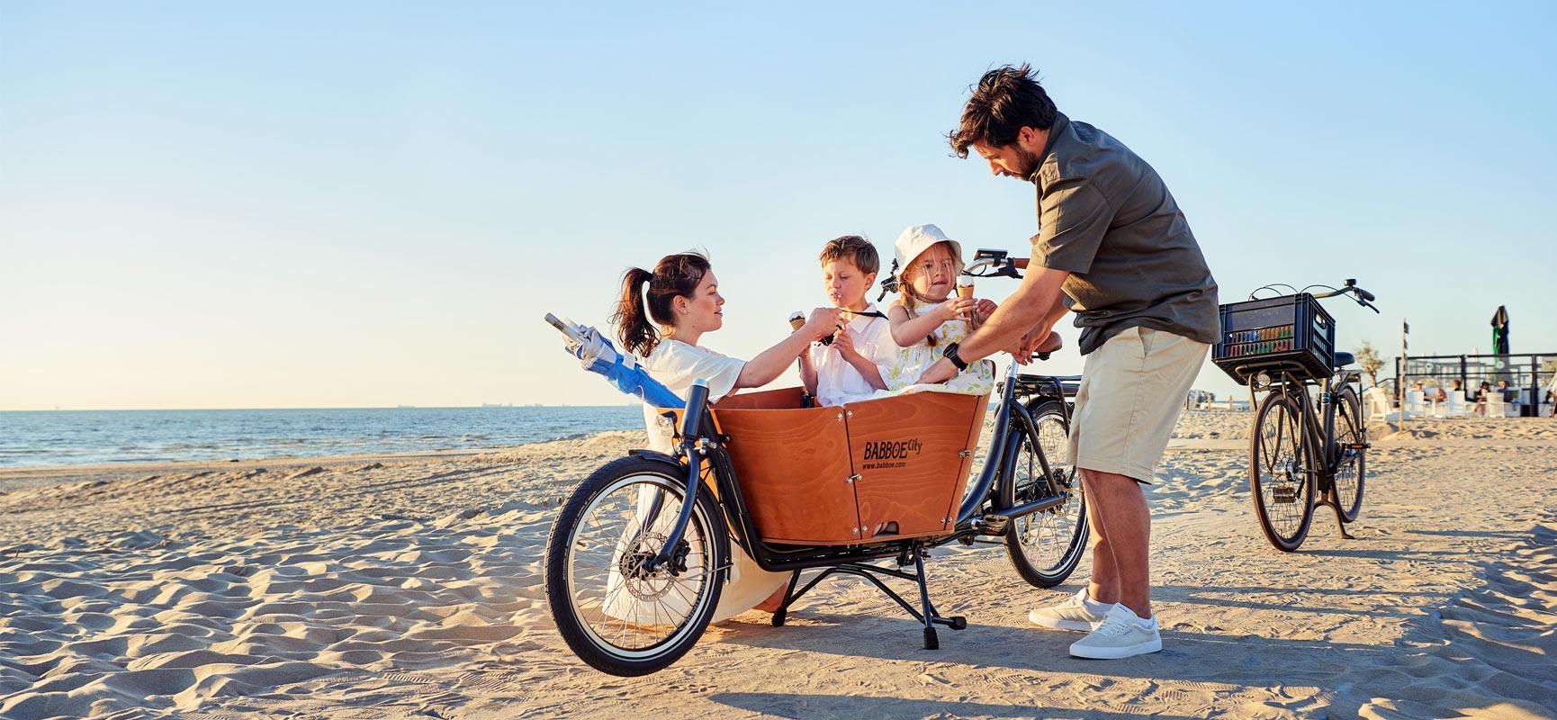 Rent a Babboe cargo bike on holiday