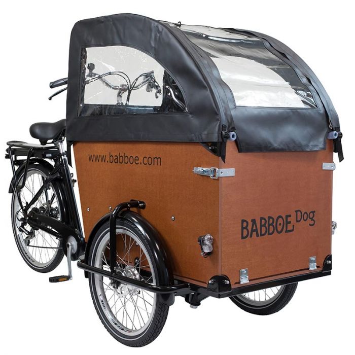 Babboe rain tent black for the Babboe Dog Order now Babboe