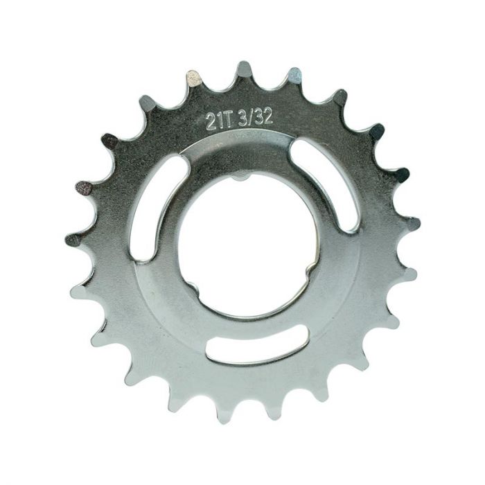Chain wheel on bike shop
