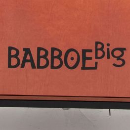 Babboe sticker Babboe Big black front panel