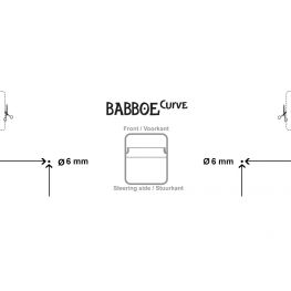 Babboe drilling template maxi cosi carrier