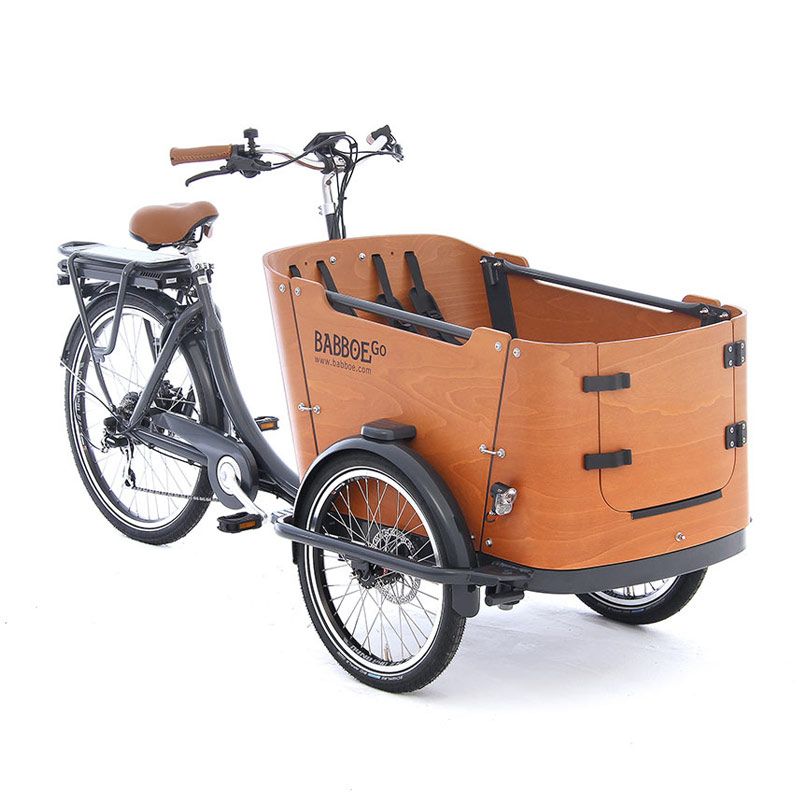 Electric Babboe Go E Cargo Bike for Dog 1 2 Children Babboe