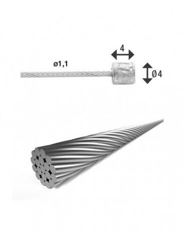Babboe gear inner cable (per piece)