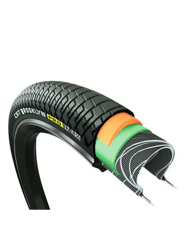 CST bicycle tire Brooklyn PRO 20 inch 2.15 55 406 black Babboe